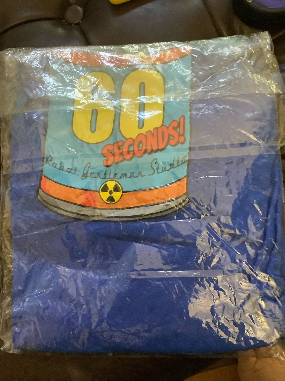 New In Bag 60 Seconds Robot Gentleman Studio Blue Shirt Men’s Large